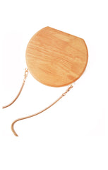 Stylish Cute Wooden WOMENs SHOULDER BAGs Chain Purses FOR WOMEN