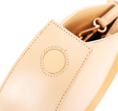 Stylish LEATHER WOMENs Circle Handbags Purse Round SHOULDER Purse for Women