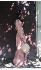 Stylish LEATHER WOMENs Circle Handbags SHOULDER BAG Purse FOR WOMEN