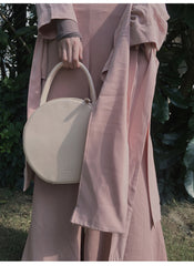 Stylish LEATHER WOMENs Circle Handbags SHOULDER BAG Purse FOR WOMEN