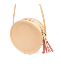 Stylish LEATHER WOMENs Circle Purse Round SHOULDER BAGs Purse FOR WOMEN