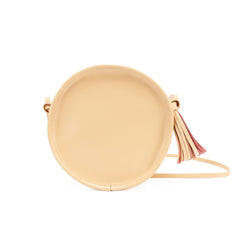Stylish LEATHER WOMENs Circle Purse Round SHOULDER BAGs Purse FOR WOMEN