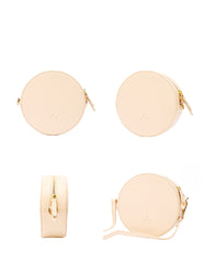 Stylish LEATHER WOMENs Circle Wirstlet Purse SHOULDER BAG Purses FOR WOMEN