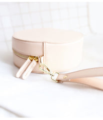 Stylish LEATHER WOMENs Circle Wirstlet Purse SHOULDER BAG Purses FOR WOMEN
