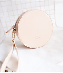 Stylish LEATHER WOMENs Circle Wirstlet Purse SHOULDER BAG Purses FOR WOMEN