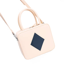 Stylish LEATHER WOMENs Cube Handbags SHOULDER Purse FOR WOMEN