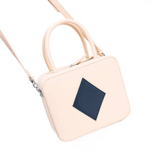 Stylish LEATHER WOMENs Cube Handbags SHOULDER Purse FOR WOMEN