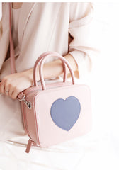 Stylish LEATHER WOMENs Cube Handbags SHOULDER Purse FOR WOMEN