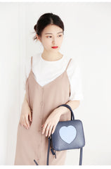Stylish LEATHER WOMENs Cube Handbags SHOULDER Purse FOR WOMEN