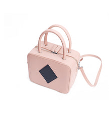 Stylish LEATHER WOMENs Cube Handbags SHOULDER Purse FOR WOMEN