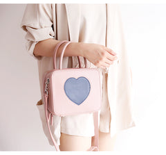 Stylish LEATHER WOMENs Cube Handbags SHOULDER Purse FOR WOMEN