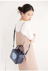 Stylish LEATHER WOMENs Cube Handbags SHOULDER Purse FOR WOMEN