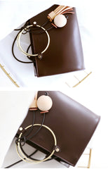 Stylish LEATHER WOMENs Cute Handbag Purse SHOULDER Purse with Tassels