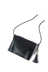 Stylish LEATHER WOMENs Cute Mini SHOULDER Bag Purse with Tassels