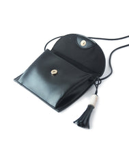 Stylish LEATHER WOMENs Cute Mini SHOULDER Bag Purse with Tassels