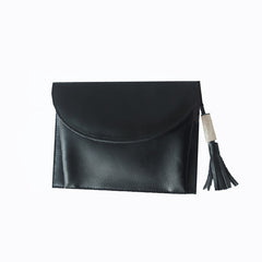 Stylish LEATHER WOMENs Cute Mini SHOULDER Bag Purse with Tassels