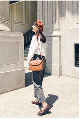 Stylish LEATHER WOMENs Cute Saddle SHOULDER Bags Purse with Tassels