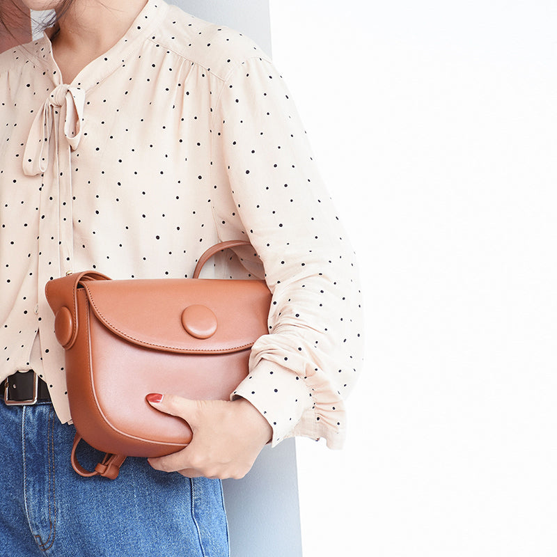 Stylish LEATHER WOMENs Cute Saddle SHOULDER Bags Purse with Tassels
