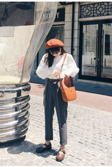 Stylish LEATHER WOMENs Cute Saddle SHOULDER Bags Purse with Tassels