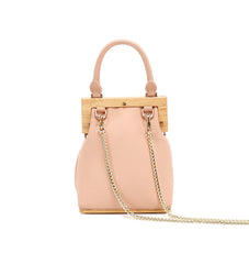 Stylish LEATHER WOMENs Frame Handbag Purse Chain SHOULDER Purse for Women