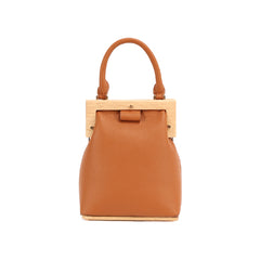 Stylish LEATHER WOMENs Frame Handbag Purse Chain SHOULDER Purse for Women