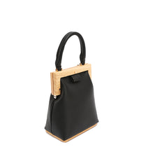 Stylish LEATHER WOMENs Frame Handbag Purse Chain SHOULDER Purse for Women