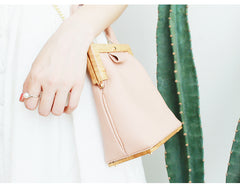 Stylish LEATHER WOMENs Frame Handbag Purse Chain SHOULDER Purse for Women