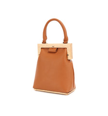 Stylish LEATHER WOMENs Frame Handbag Purse Chain SHOULDER Purse for Women