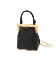 Stylish LEATHER WOMENs Frame Handbag Purse Chain SHOULDER Purse for Women