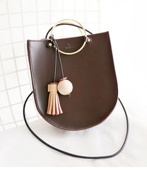 Stylish LEATHER WOMENs Saddle Handbags SHOULDER Purse FOR WOMEN