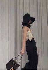 Stylish LEATHER WOMENs Saddle Handbags SHOULDER Purse FOR WOMEN