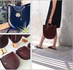 Stylish LEATHER WOMENs Saddle Handbags SHOULDER Purse FOR WOMEN