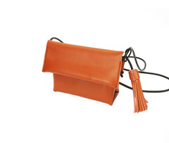 Stylish LEATHER WOMENs Small Tassels SHOULDER BAGs Purse FOR WOMEN