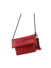 Stylish LEATHER WOMENs Small Tassels SHOULDER BAGs Purse FOR WOMEN