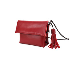 Stylish LEATHER WOMENs Small Tassels SHOULDER BAGs Purse FOR WOMEN