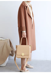 Stylish LEATHER WOMENs Square Handbags SHOULDER BAG Purse FOR WOMEN