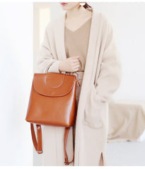 Stylish Leather Backpacks Womens Fashion Backpack Purse for Women
