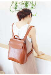 Stylish Leather Womens Backpack Fashion Backpack Purse for Women