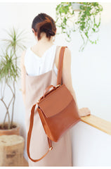 Stylish Leather Womens Backpack Fashion Backpack Purse for Women