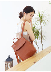 Stylish Leather Womens Backpack Fashion Backpack Purse for Women