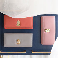 Stylish Leather Womens Bifold Long Wallet for Women Clutch Wallet