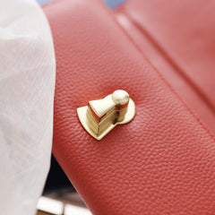 Stylish Leather Womens Bifold Long Wallet for Women Clutch Wallet