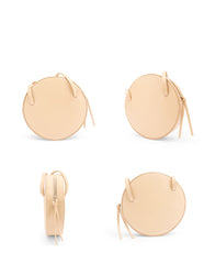 Stylish Leather Womens Circle Shoulder Bag Round Purse For Women