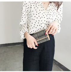 Stylish Leather Womens Long Wallet for Women Clutch Wallet