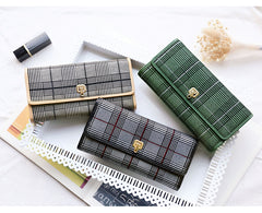 Stylish Leather Womens Long Wallet for Women Clutch Wallet