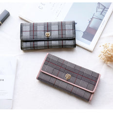 Stylish Leather Womens Long Wallet for Women Clutch Wallet