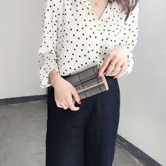Stylish Leather Womens Long Wallet for Women Clutch Wallet