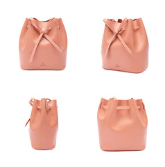 Stylish Leather Womens Shoulder Bucket Bag Crossbody Bag For Women