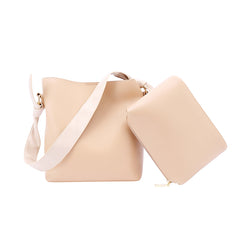 Stylish Leather Womens Shoulder Tote Bag Purse Bucket Bag For Women