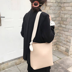 Stylish Leather Womens Shoulder Tote Bag Purse Bucket Bag For Women